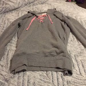 Grey Ocean Drive hoodie